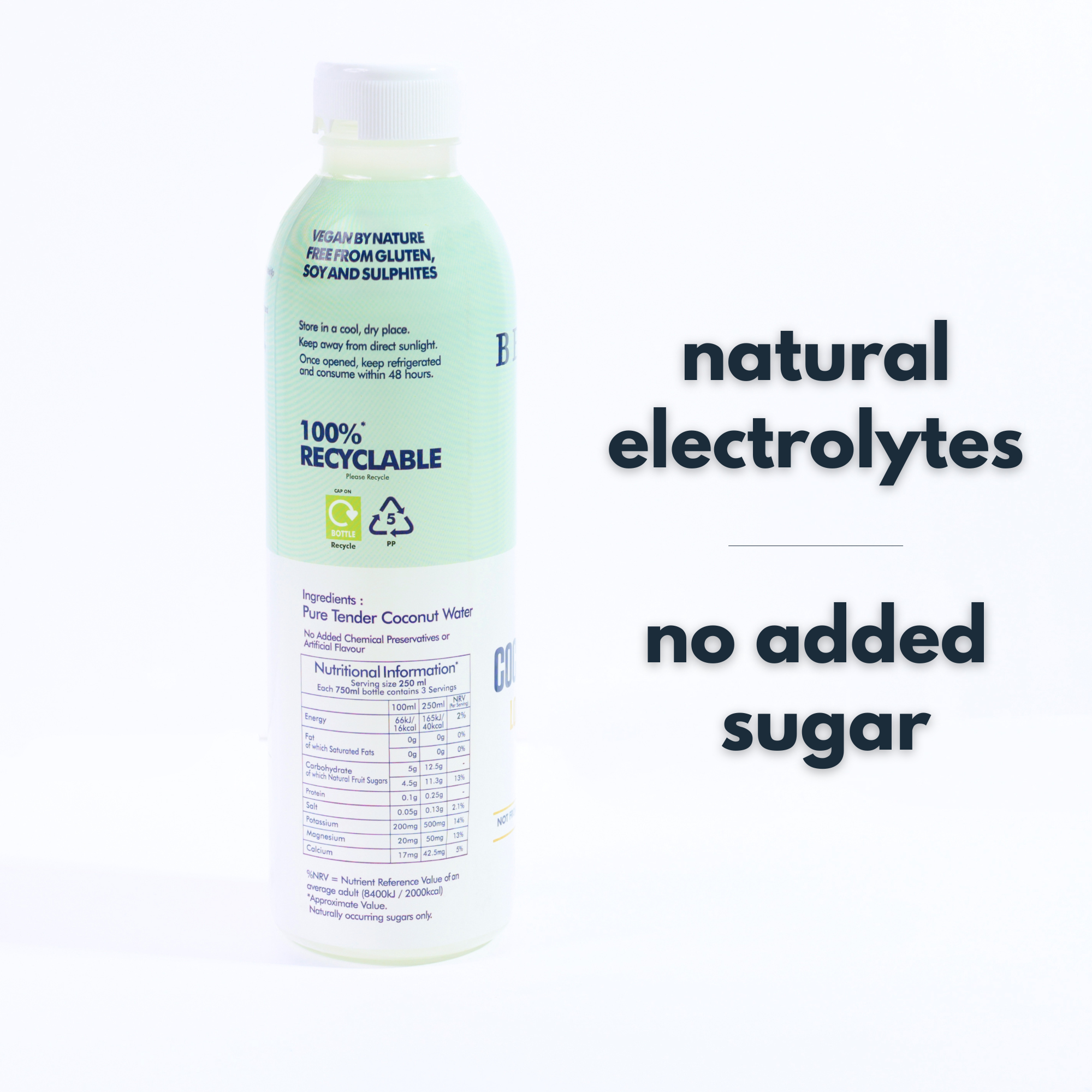 750ML Pure Coconut Water (6 x 750ML)
