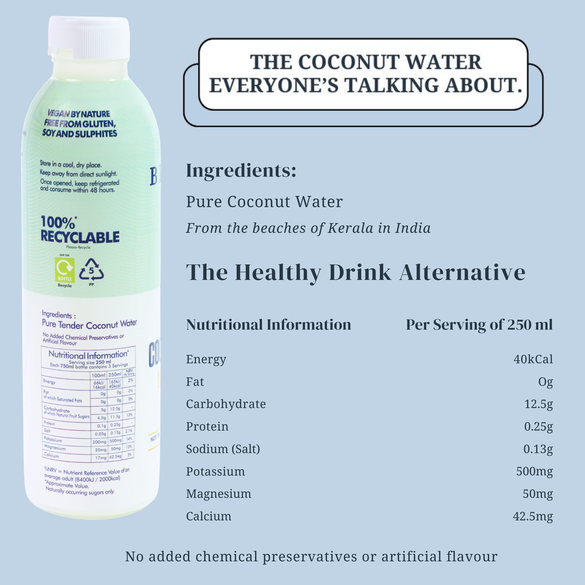 Pure Coconut Water Multi-pack (6 x 750ML)